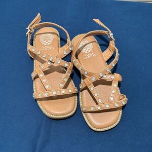 Girls Vince Camuto rhinestone sandals